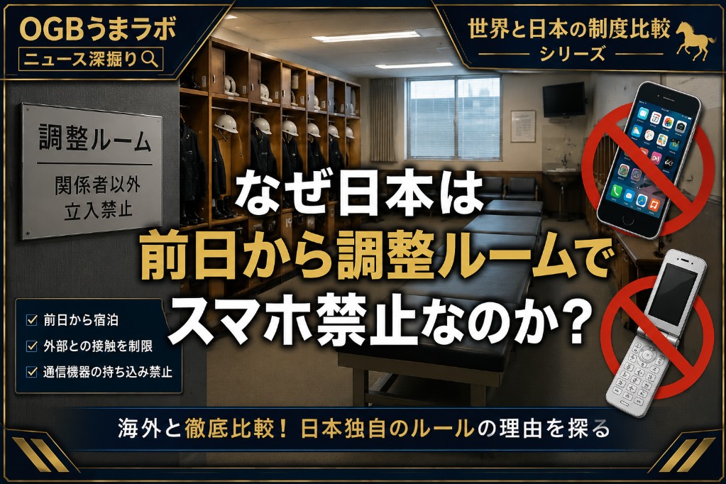 調整ルームでのスマートフォン使用禁止と通信機器ルールの記事画像