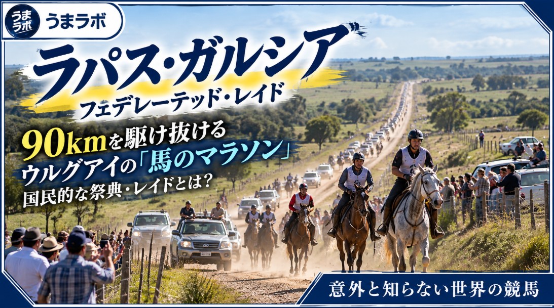 ウルグアイには「90キロ走る競馬」があった　80年以上続く国民的な馬の祭典「レイド」とは？